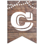 Barnwoodはカスタマイズ可能なすべての行事の旗をつけます バンティングフラッグ (第1の旗)