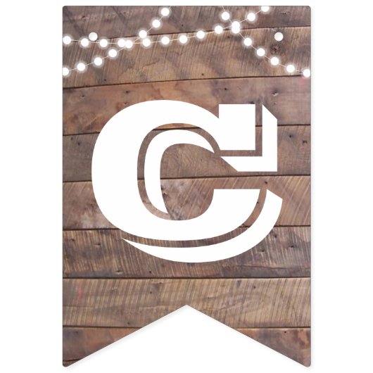 Barnwoodはカスタマイズ可能なすべての行事の旗をつけます バンティングフラッグ (第1の旗)