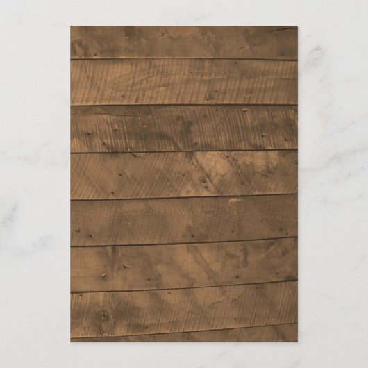 Barnwood Lightsピンク結婚の情報カード エンクロージャーカード (裏面)