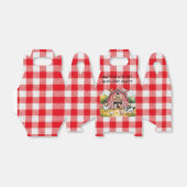 Barnyard Animals 1st. Birthday Party フェイバーボックス (折り畳みなし)