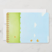 Barnyard Animals Ranch Kids Birthday Photo 招待状 (裏面)