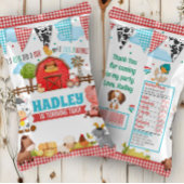 Barnyard Bash Birthday Party Chip Bag Wrapper チラシ
