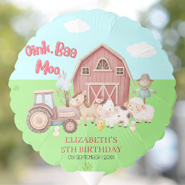Barnyard Birthday – Farm Animal Party Decor バルーン