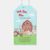 Barnyard Birthday Gift – Farm Animal Favor  ギフトタグ (裏面)