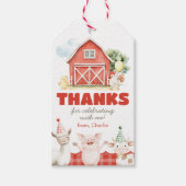 Barnyard Birthday Party Gift Tags ギフトタグ (正面)