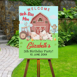 Barnyard Birthday Welcome – Farm Animals Party