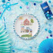 Barnyard Fun 1st Birthday ペーパープレート (パーティー)