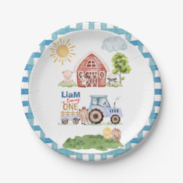 Barnyard Fun 1st Birthday ペーパープレート