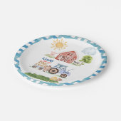 Barnyard Fun 1st Birthday ペーパープレート (アングル)