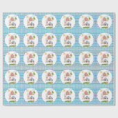 Barnyard Fun 1st Birthday ラッピングペーパー (フラット)