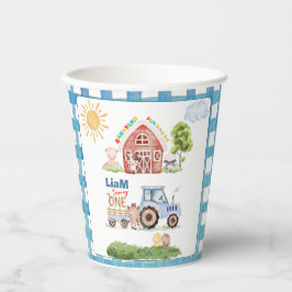 Barnyard Fun 1st Birthday 紙コップ
