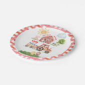 Barnyard Fun Any Age Birthday ペーパープレート (アングル)