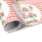 Barnyard Fun Any Age Birthday ラッピングペーパー (ロールコーナー)