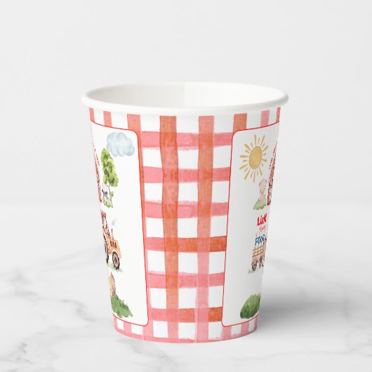 Barnyard Fun Any Age Birthday 紙コップ (左)