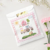 Barnyard Fun Pink 2nd Birthday  フェイバーバッグ (封をした状態)