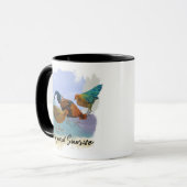 Barnyard Sunrise - Purples Blues Reds Tourquise マグカップ (正面左)