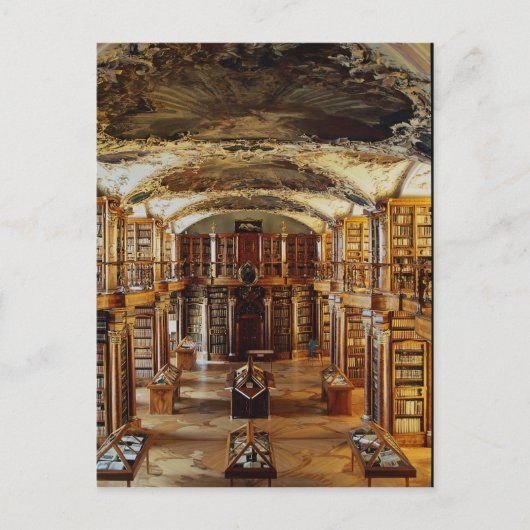 Baroque Abbey Library (スイス・セント・ガレン市) ポストカード (正面)