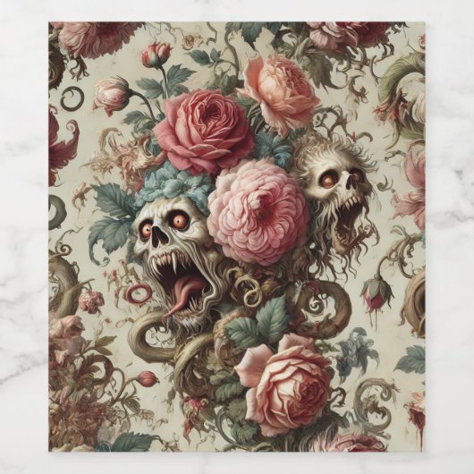 Baroque Aberration – Gothic Victorian ワインラベル (シングルラベル)