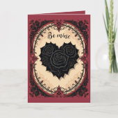 Baroque And Gothic Black Roses カード (正面)