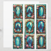 Baroque Castle Rose Frame Ephemera Cutouts (正面/裏面)