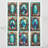 Baroque Castle Rose Frame Ephemera Cutouts (正面)