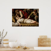 Baroque Drama Painting Classical Jealousy Scene ポスター (キッチン)