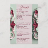 Baroque Elegance Floral Motifs Acanthus Swirls  エンクロージャーカード (正面)