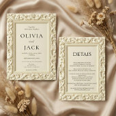 Baroque Elegance Wedding Frame Wedding 招待状