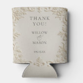 Baroque Elegant Classic Wedding Beer 缶クーラー (裏面)