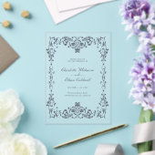 Baroque Elegant Frame Wedding Acrylic Invitation アクリル招待状 (インサイチュ (ウェディング))
