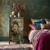 Baroque Ethereal Hummingbird Oval Frame & Floral 薄葉紙