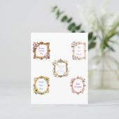 Baroque floral frames scrapbook paper cutouts (スタンド正面)