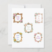 Baroque floral frames scrapbook paper cutouts (正面)