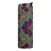 Baroque Floral Pattern Travel Mug タンブラー (回転左)