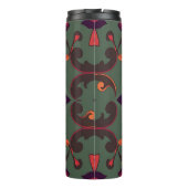 Baroque Floral Pattern Travel Mug タンブラー (裏面)