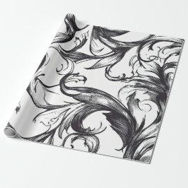 Baroque Flourish Wrapping Paper ラッピングペーパー