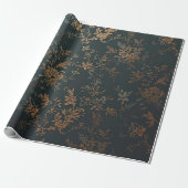 Baroque Gold Gift Wrap | Floral  ラッピングペーパー (アンロールド)
