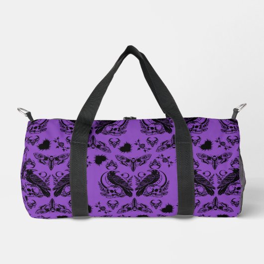 Baroque Gothic Pattern ダッフルバッグ (正面)