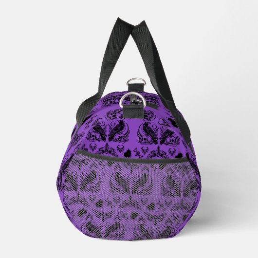 Baroque Gothic Pattern ダッフルバッグ (右)