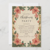 Baroque Holly Christmas 招待状 (正面)