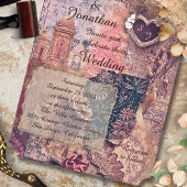 Baroque Lace and Rustic Mexican Romance Wedding 招待状