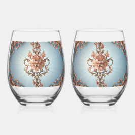 Baroque Rose    ステムなしワイングラス