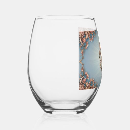 Baroque Rose   ステムなしワイングラス (右)