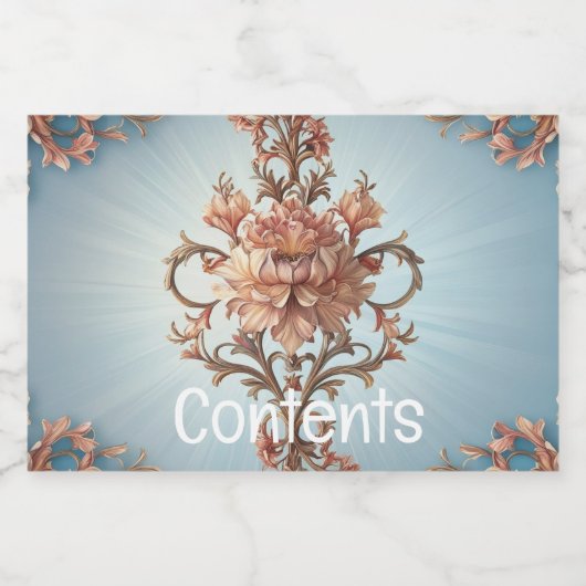 Baroque Rose  フードラベル (シングルラベル)