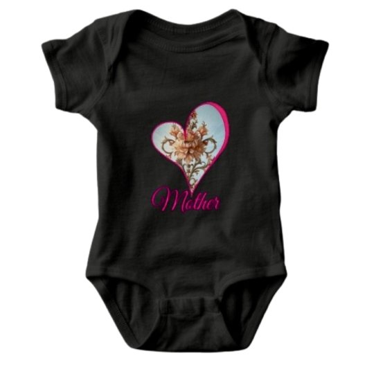 Baroque Rose   ベビーボディスーツ