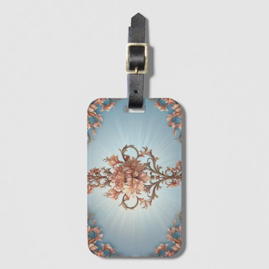 Baroque Rose ラゲッジタグ (正面縦)