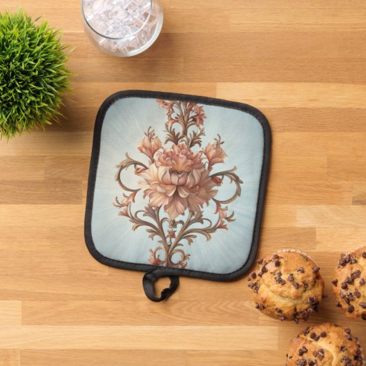 Baroque Rose 鍋敷き (トップダウン)