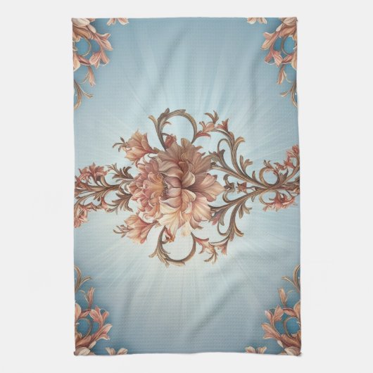 Baroque Rose  Elegance Kitchen Towels キッチンタオル (縦)