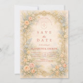 Baroque Rose Garden Wedding セーブザデート (正面)