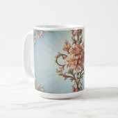 Baroque Rose Mug コーヒーマグカップ (正面左)